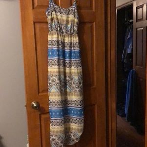 Old navy full patterned maxi dress